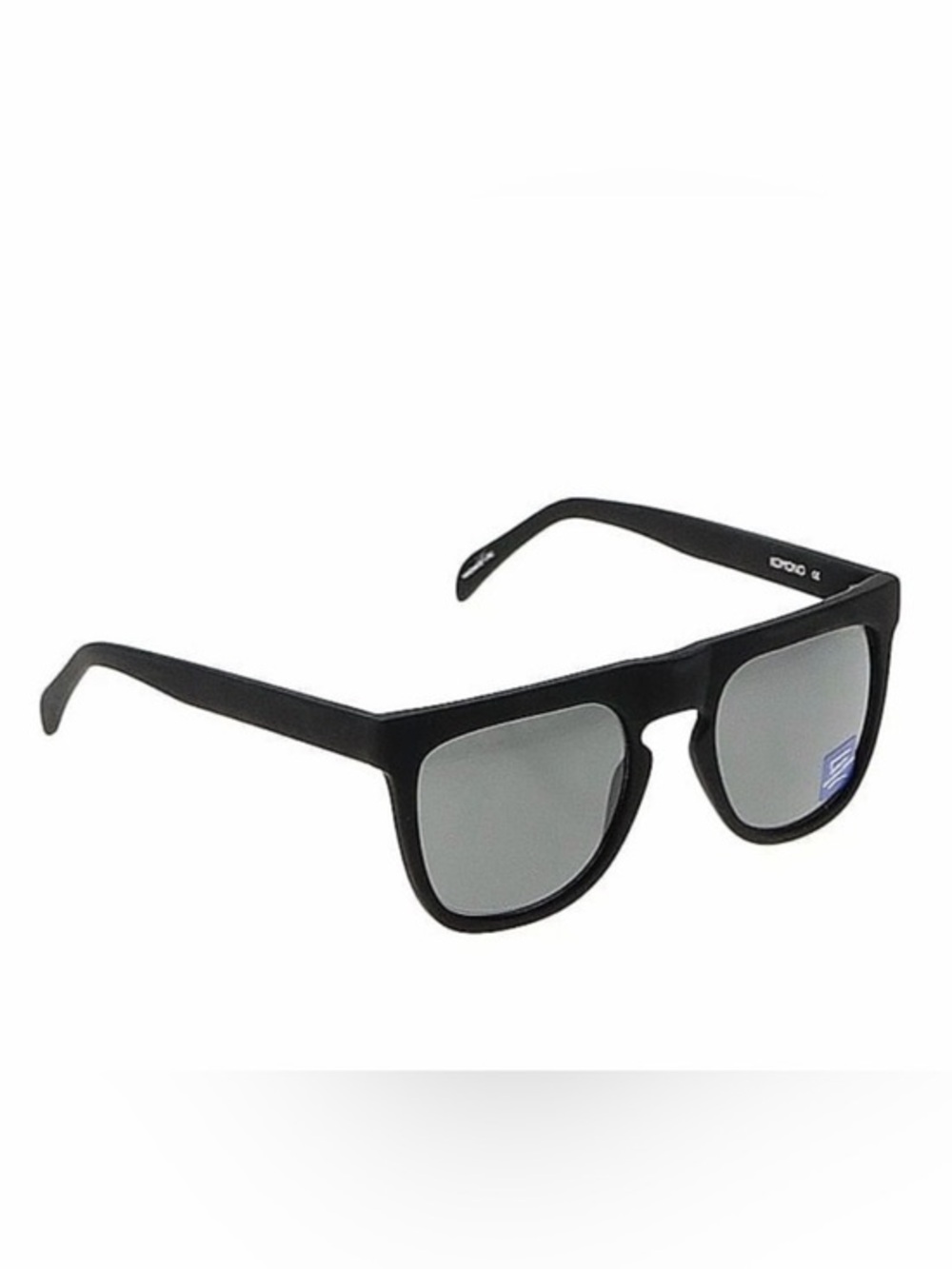 Komono Bennet Black Rubber Sunglasses NEW flat brow